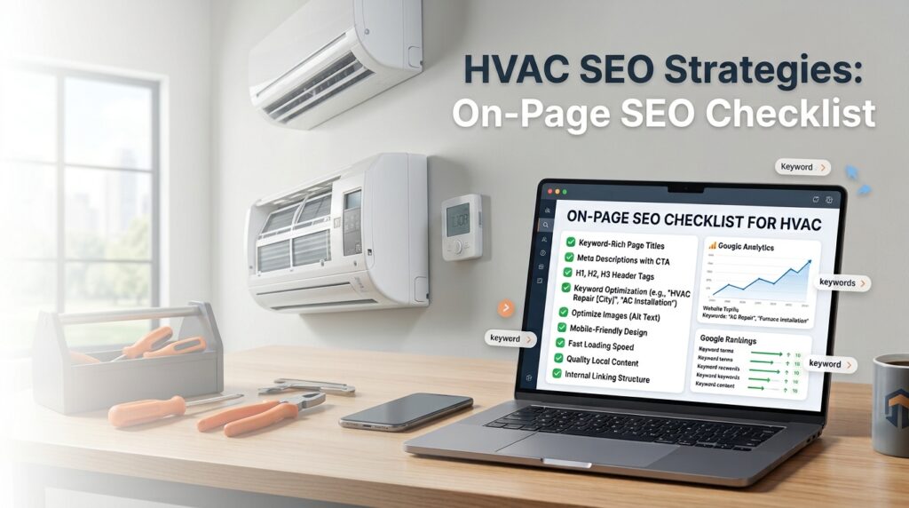 HVAC SEO strategies and on-page SEO checklist for HVAC businesses